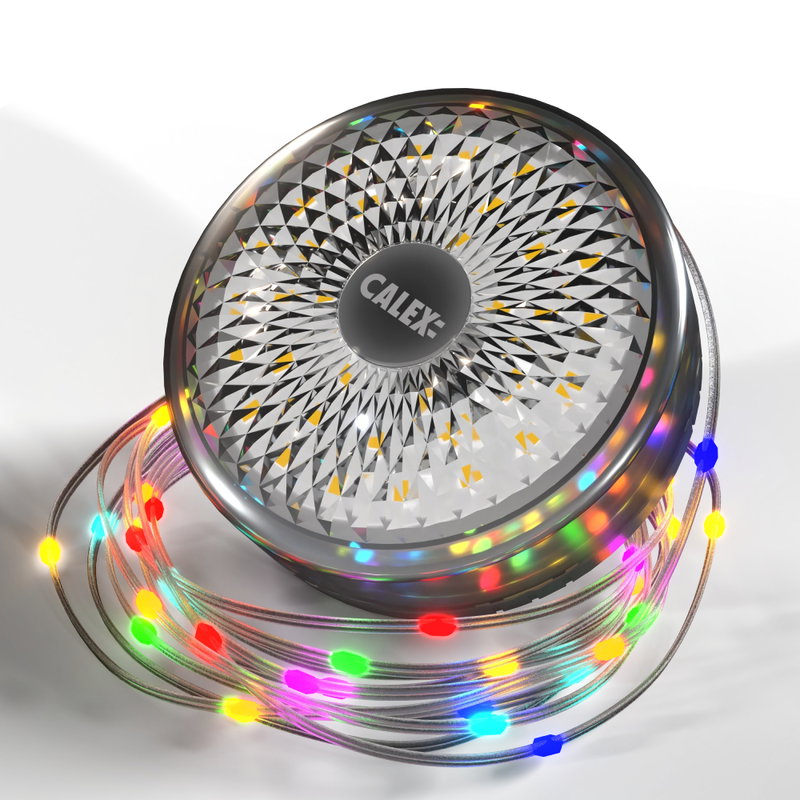 LED Slinga uppladdningsbar RGB+Varmvit 8m IP44