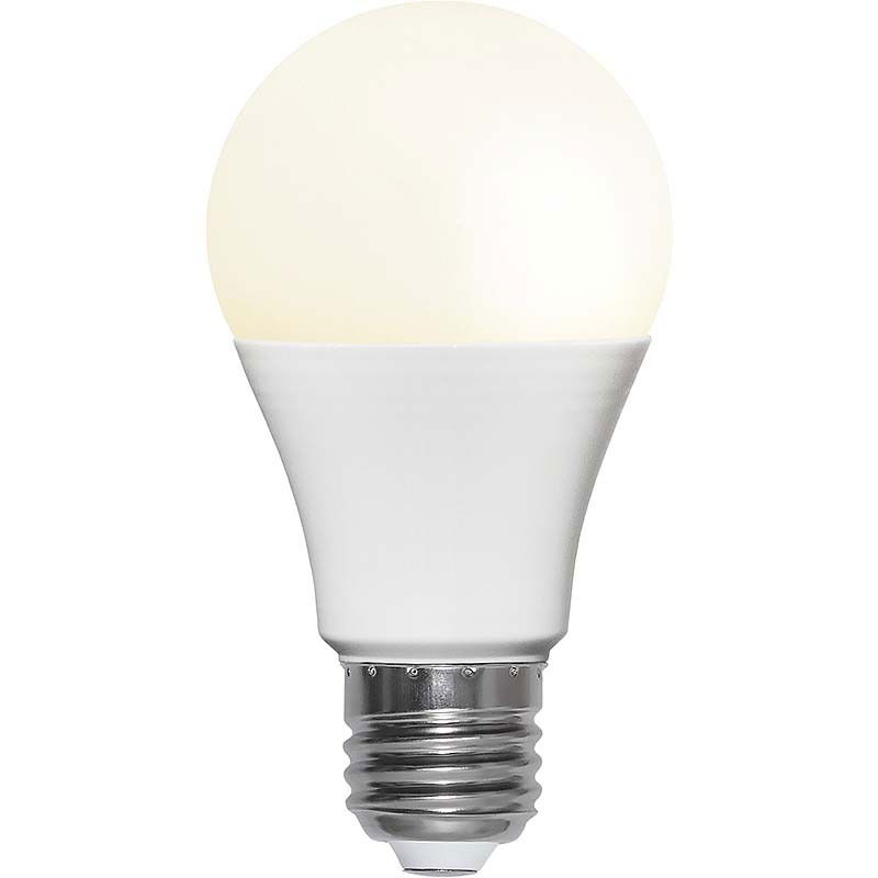 Normallampa LED rörelsesensor 4,8W 470lm E27 Opal LED Lampa Normal Illumination med rörelsesensor 4,8W E27 Opal