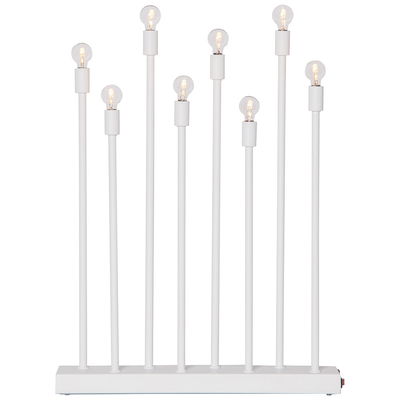 Ljusstake LADDA Vit Uppladdningsbar