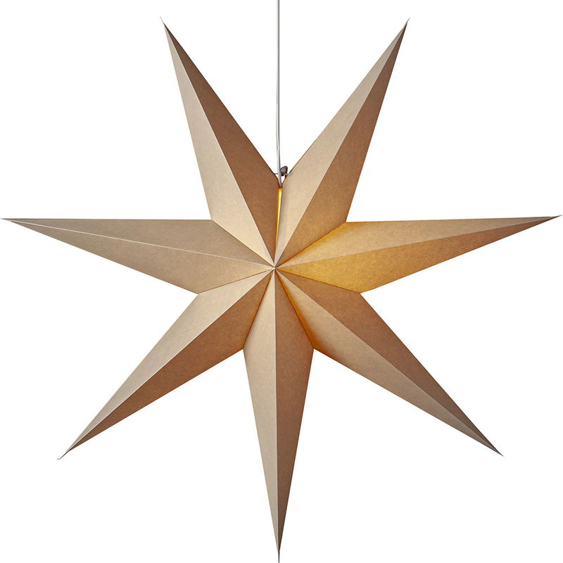 Julstjärna Plain Beige 45cm