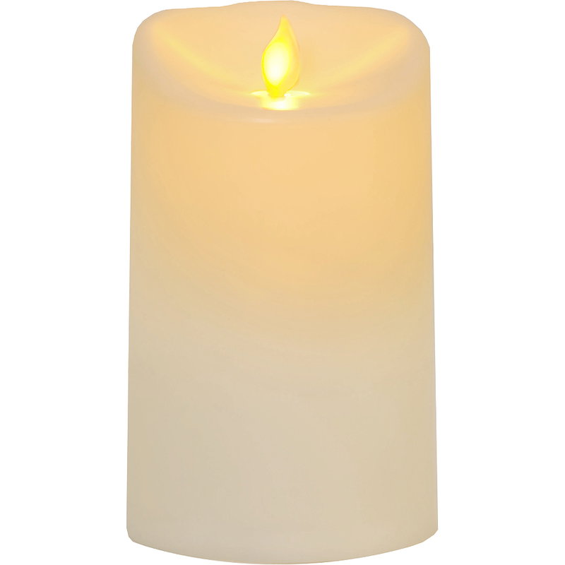 Blockljus M-Twinkle Vit 15cm