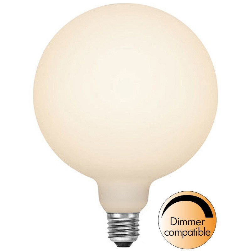 Dimbar Globlampa Ø150 LED 6,0W 610lm E27 Opal Dimbar Globlampa Ø150 LED 6,0W 610lm E27 Opal
