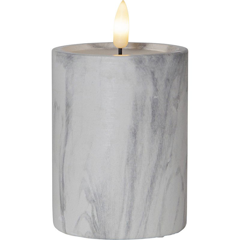 Blockljus Flamme Marble 15cm Blockljus Flamme Marble 15cm