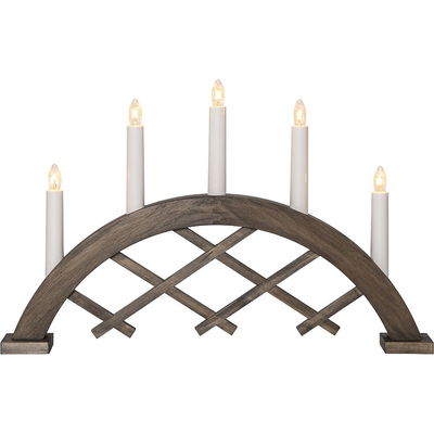 Ljusstake Rute Båge Brun