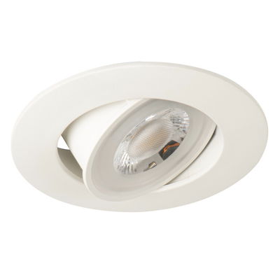 Downlight LED FIZU Vinklingsbar 4,8W 3000K Vit