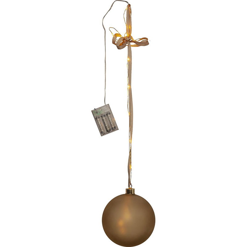 Juldekoration Glaskula Bliss Guld 15cm Juldekoration Glaskula Bliss Guld 15cm | Star Trading Lampgross