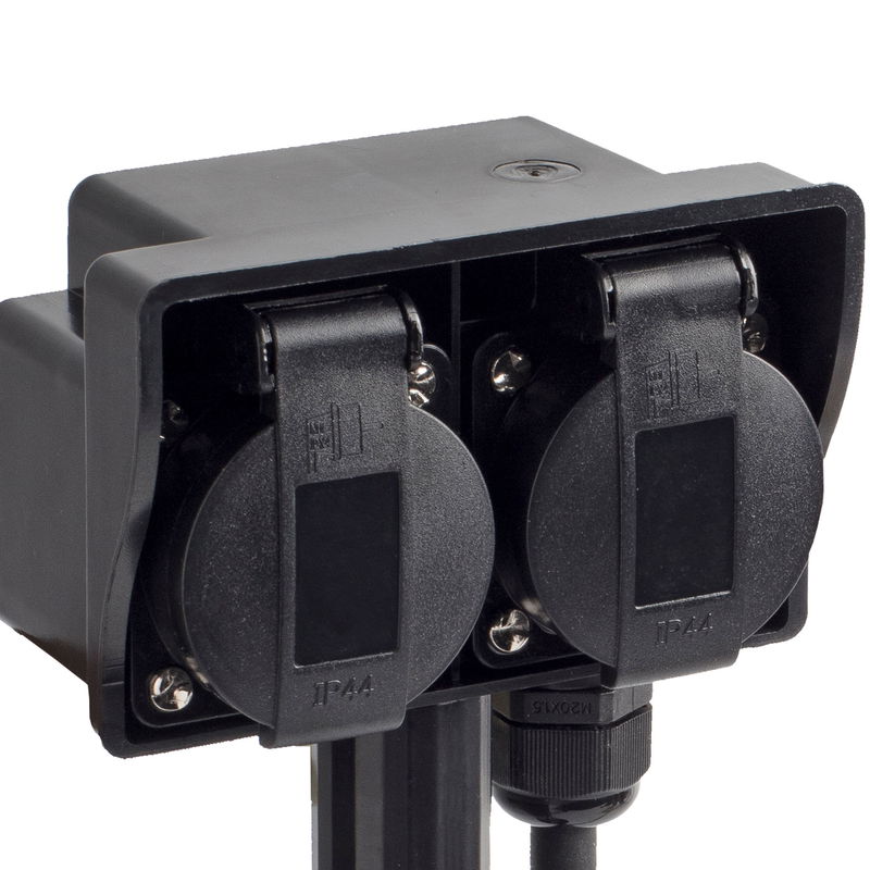 2-Vägs Eluttag med spjut