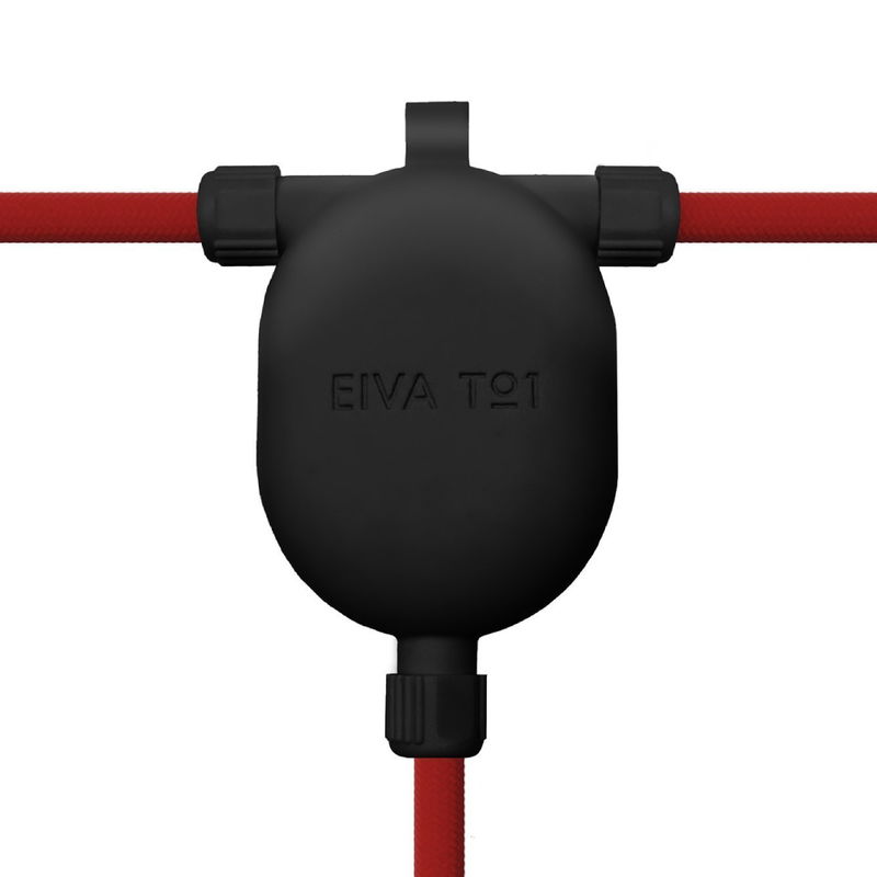 EIVA 3-vägsanslutning/ändavslut Svart IP65 Creative Cables