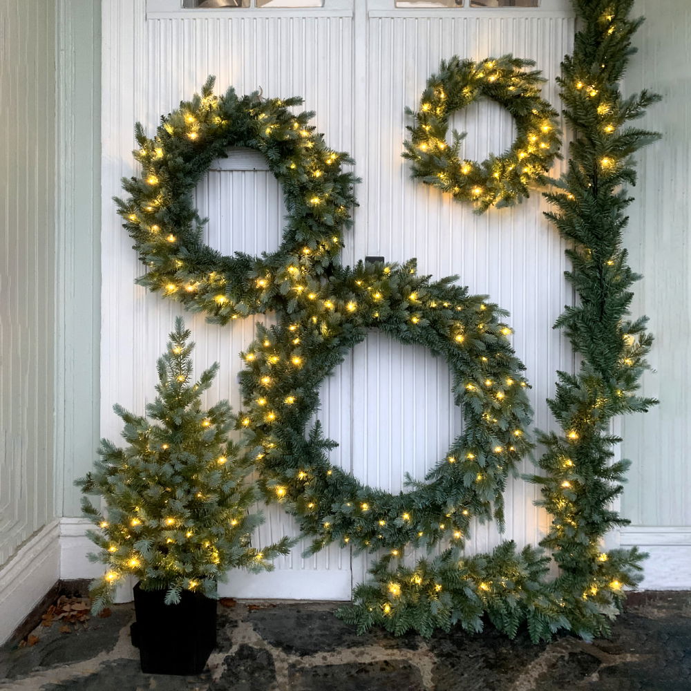 Julgran Greyland i kruka LED 95cm Julgran Greyland i kruka LED 95cm