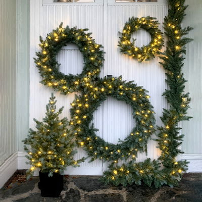Julgran Greyland i kruka LED 95cm Julgran Greyland i kruka LED 95cm