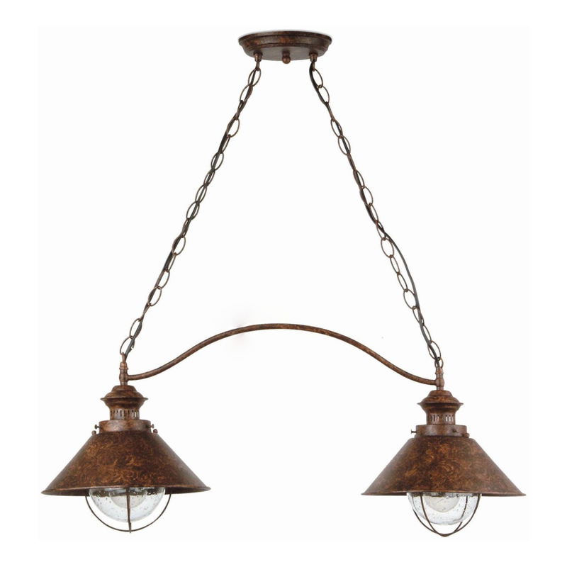 Nautica Hängande Taklampa 2xE27 Rost