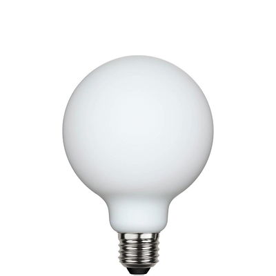 Globlampa Ø95 LED 400lm E27 Filament Opal 2600K Dim