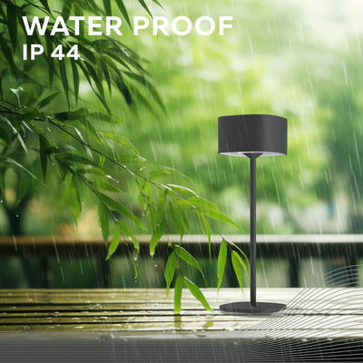 Uppladdningsbar Bordslampa Serino Svart 90lm IP44 2700K