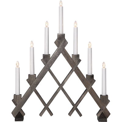 Ljusstake Rut Brun