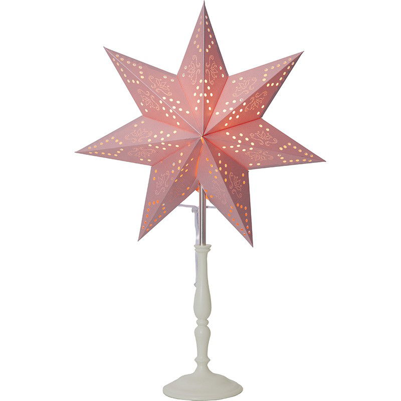Julstjärna Romantic På Fot Rosa 55cm Julstjärna Romantic På Fot Rosa 55cm
