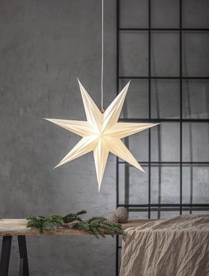 Julstjärna Holly Vit 60cm