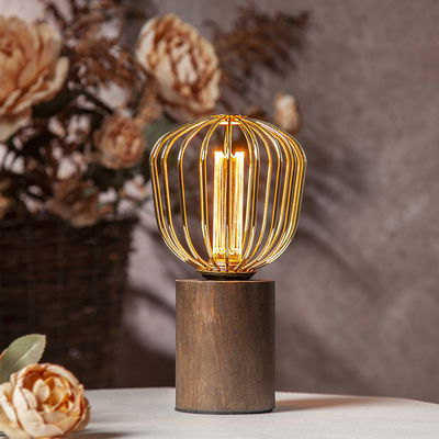 LED-lampa E27 G125 Decoled Metal 3-stegs dimming