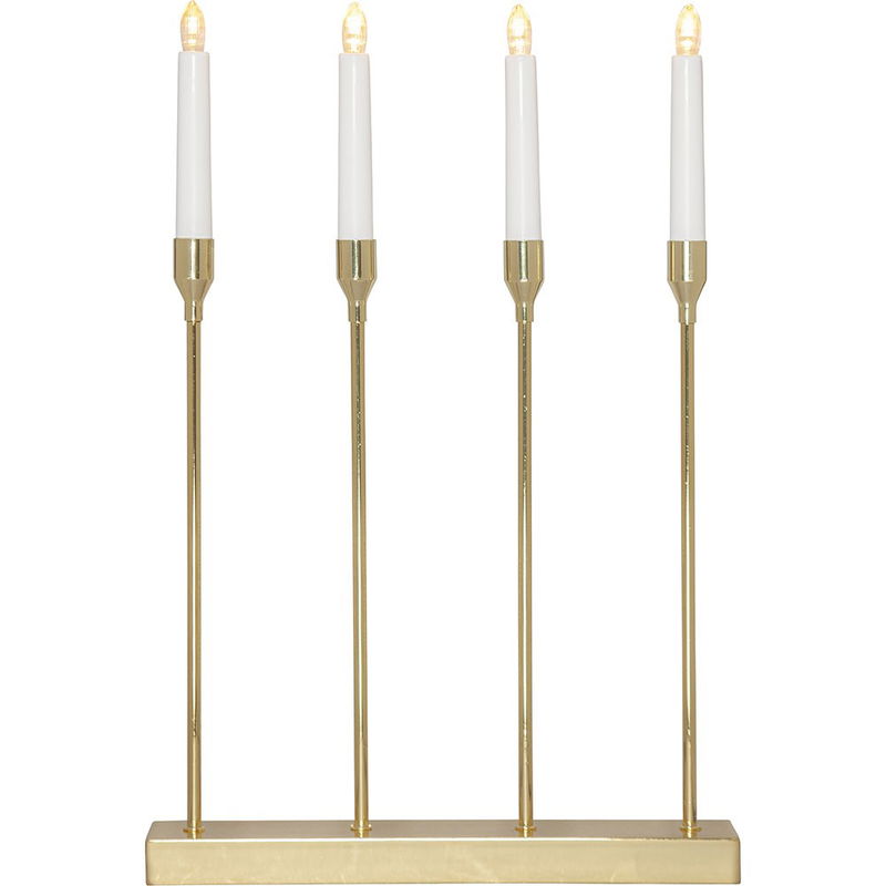 Ljusstake Lottie Mässing 50cm Batteri Ljusstake Lottie Mässing Batteri | Star Trading | Lampgrossen