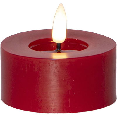 Värmeljus Flamme Flow Röd 2-pack Timer