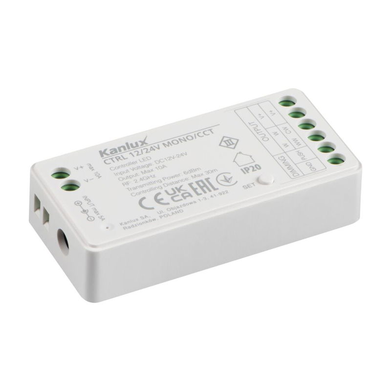 LED Strip Controller 12/24V MONO/CCT