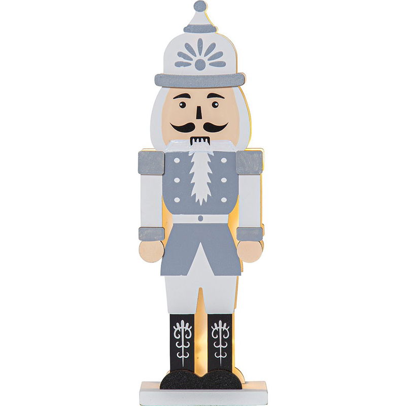 Juldekoration Nutcracker 25cm Grå Juldekoration Nutcracker 25cm Grå