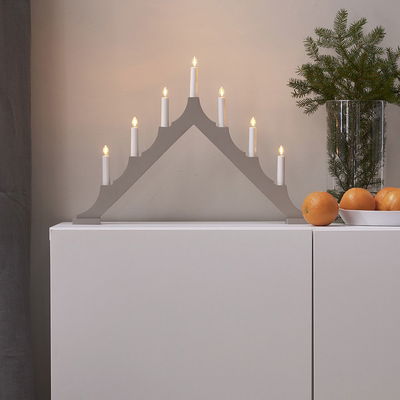 Ljusstake Alma Beige 40cm