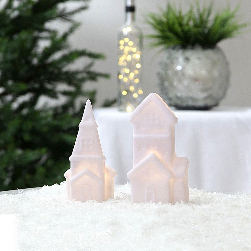 Juldekoration Polly Kyrka & Hus