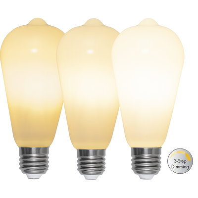 Antiklampa Filament Opal LED 600lm E27 2700K 3-step dimming