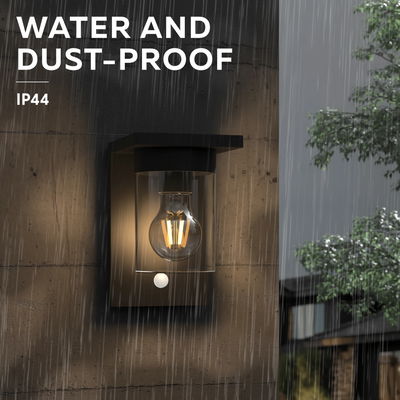 Solcells Vägglampa Asti med Rörelsesensor IP44 150lm 2700K
