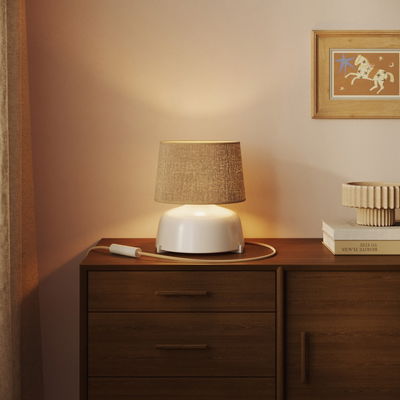 Lampskärm 24cm Athena med E27-fattning för bords- och golvlampa