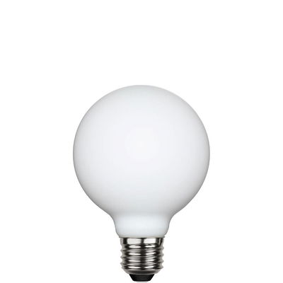 Globlampa Ø80 LED 400lm E27 Filament Opal 2600K Dim