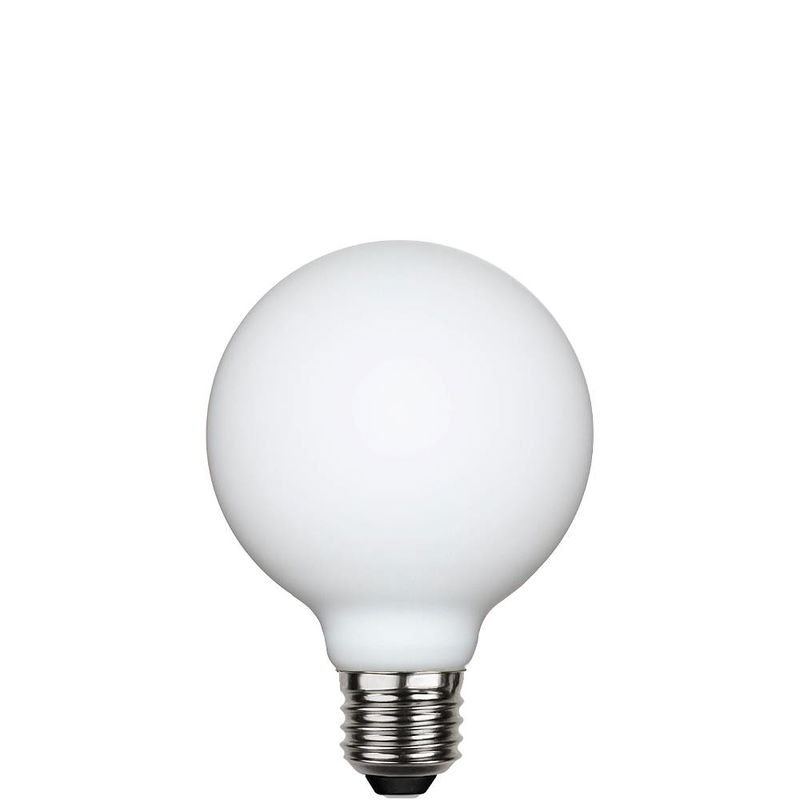 Globlampa Ø80 LED 400lm E27 Filament Opal 2600K Dim 363-41-1_FL_002 (1)