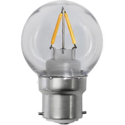 Klotlampa Soft Glow LED 80lm B22 2200K Plast