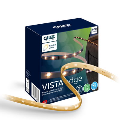 LED Strip Vista CCT 2m inkl. trafo & fjärrkontroll