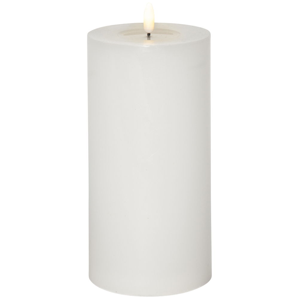 Blockljus Flamme Flow BIG Vit 22,5cm Blockljus Flamme Flow BIG Vit 22,5cm