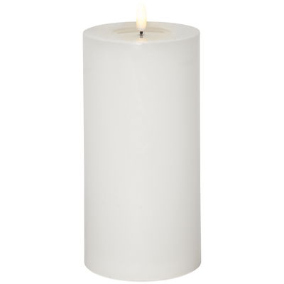 Blockljus Flamme Flow BIG Vit 22,5cm Blockljus Flamme Flow BIG Vit 22,5cm