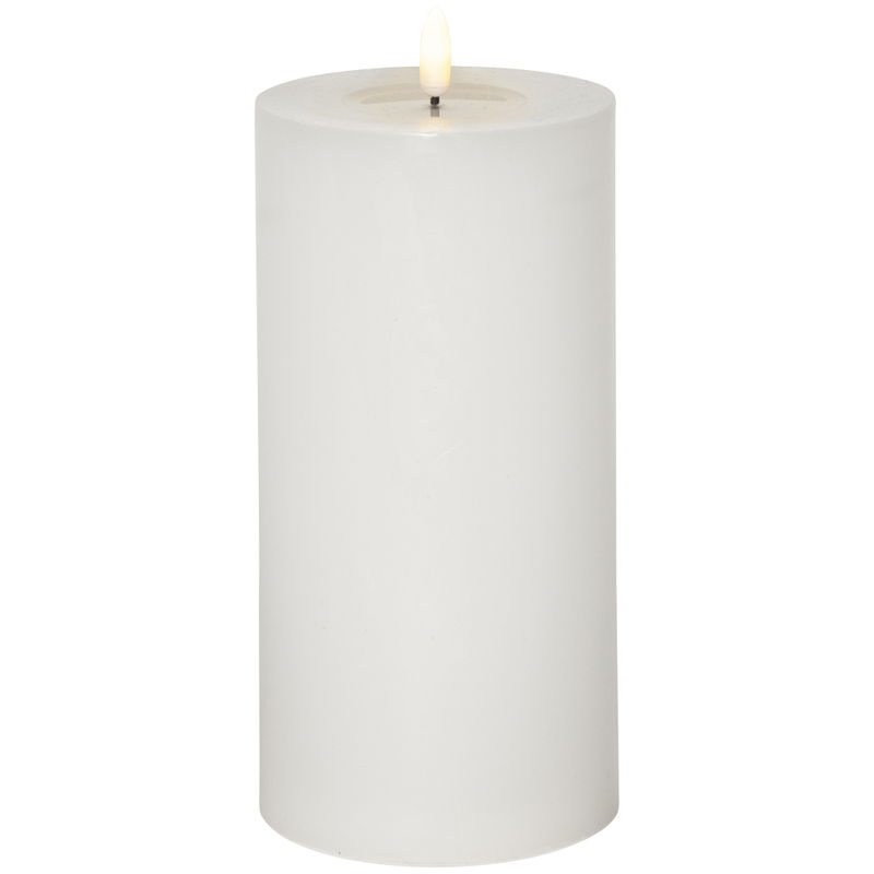 Blockljus Flamme Flow BIG Vit 22,5cm Blockljus Flamme Flow BIG Vit 22,5cm