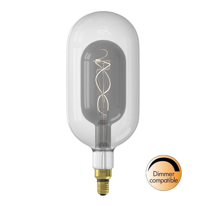 Dimbar Dekorationslampa Sundsvall Klar/Titanium LED 3W 100lm E27 Dimbar Dekorationslampa Sundsvall Klar/Titanium LED 3W 100lm E27