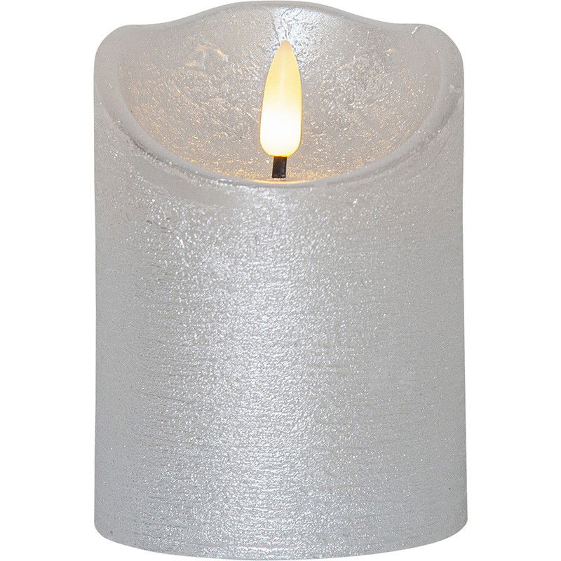 Blockljus Flamme Rustic Svart 10cm Blockljus Flamme Rustic Svart 10cm