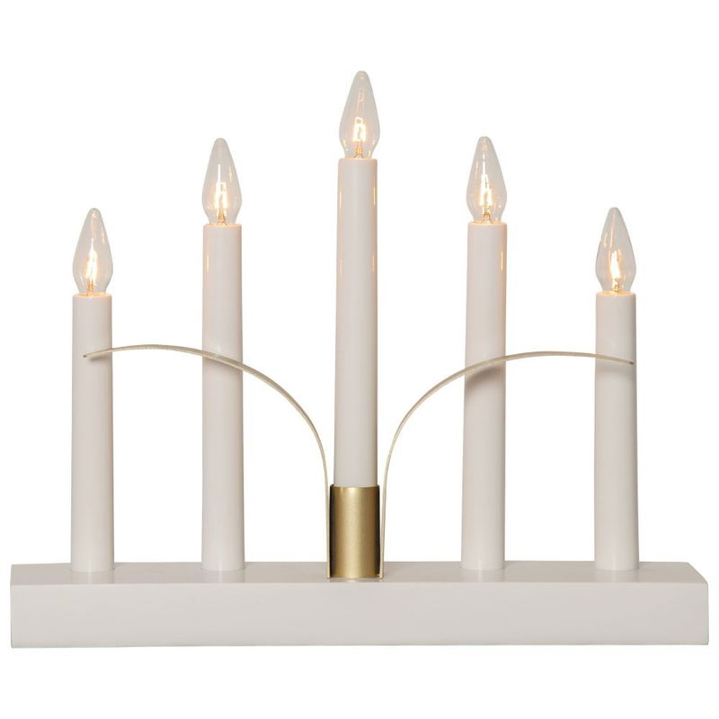 Ljusstake Lilja Vit Ljusstake Lilja Vit