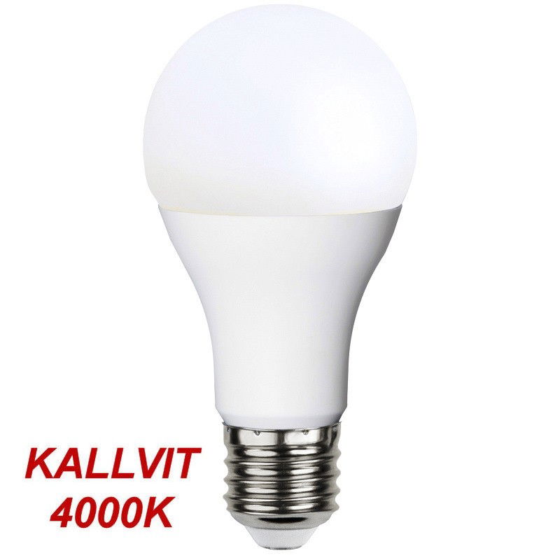 Kallvit Normallampa LED Ra 90 14,0W 1500lm E27 Opal Kallvit Normallampa LED Ra 90 14,0W 1500lm E27 Opal