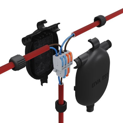 EIVA 3-vägsanslutning/ändavslut Svart IP65 Creative Cables