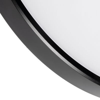 Smart Taklampa 20W 3000-6500K CCT WiFi 2,4 Svart Dimbar