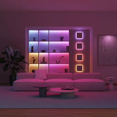 Smart LED Strip RGBIC+CCT 2700-6500K Ställbar 2m inkl. driver & fjärrkontroll