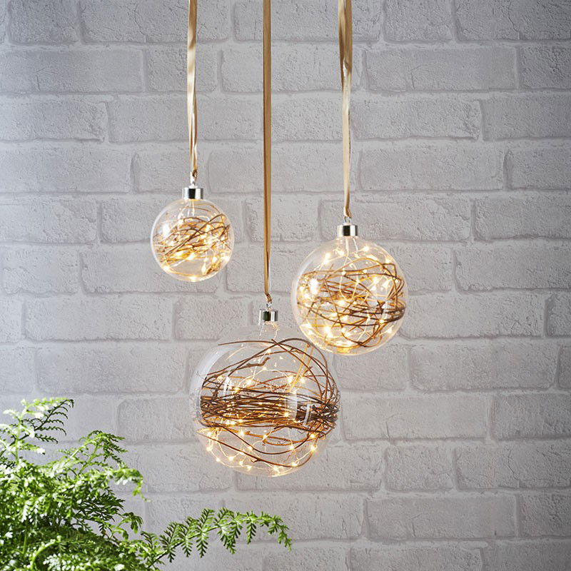 Glow glaskula Kvistar 20cm
