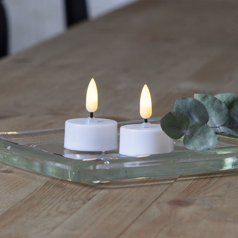 Värmeljus 2-pack Flamme Värmeljus 2-pack Flamme