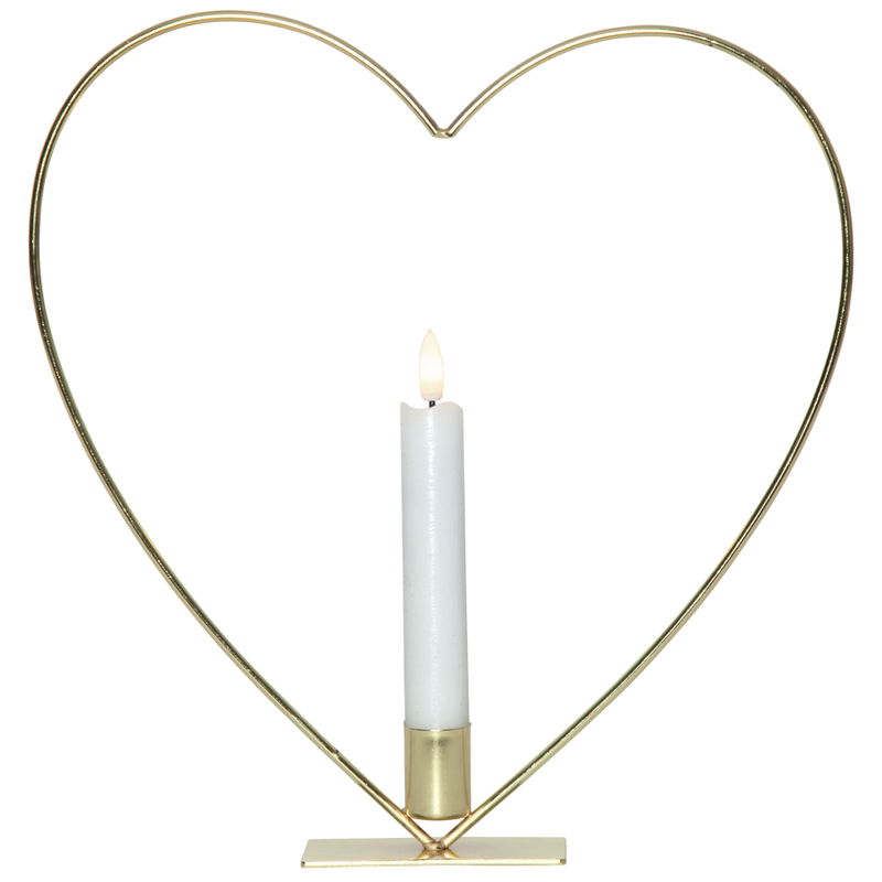 Stående Inomhusdekoration Flamme Heart