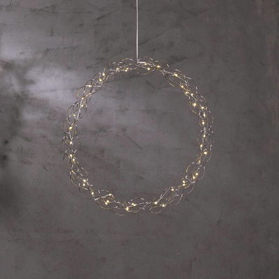 Krans Curly Krom 45cm