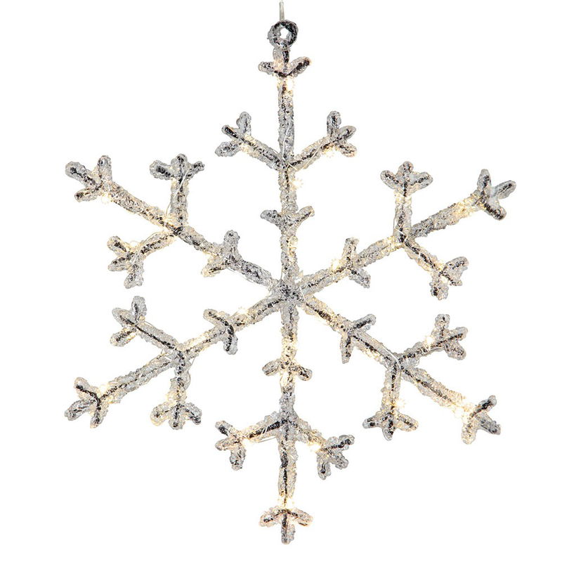 Juldekoration Icy Snöflinga 32cm Juldekoration Icy Snöflinga 45cm