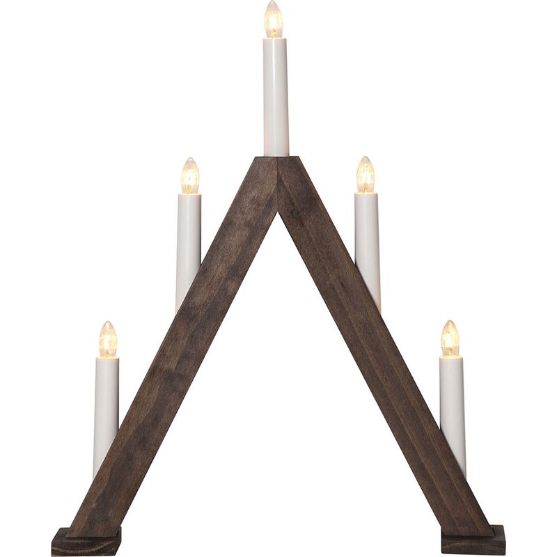 Ljusstake Albo Brun 65cm Ljusstake Albo Brun 65cm | Star Trading | Lampgrossen